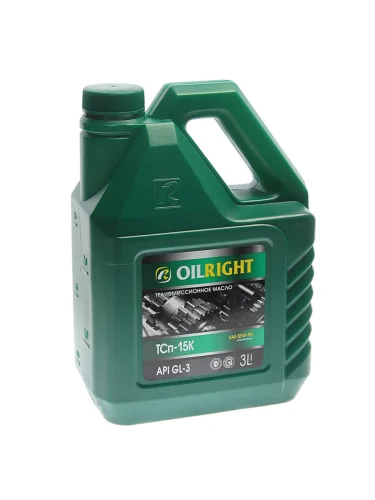 Масло трансмиссионное ТЭП-15 (нигрол) 3л OILRIGHT