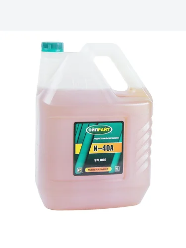 Масло индустриальное И-40А 10л OILRIGHT