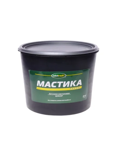 Антикор для наружных поверхностей мастика каучуко-битумная 2кг БИКОР OILRIGHT