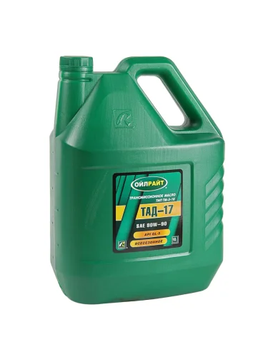 Масло трансмиссионное ТМ5-18 (ТАД-17) GL-5 80W90 10л OILRIGHT