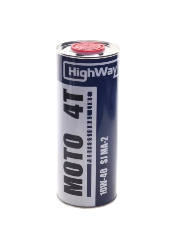 Масло моторное для 4-х тактных двигателей SJ JASO MA-2 4T 10W40 псинт.1л HIGHWAY