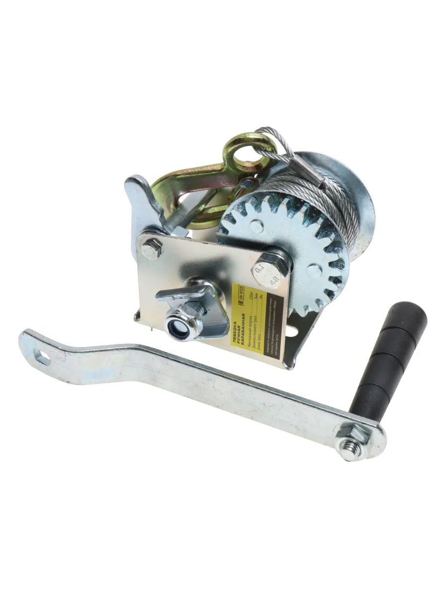 Лебедка барабанная 0.22т L=8м тросовая ЭВРИКА  в Керчи Республика Крым