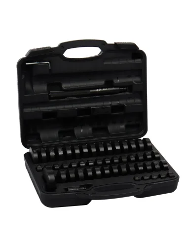 Набор оправок для выпрессовки подшипников, втулок, сальников 18-65мм, 74мм 52 предмета в кейсе LIGE