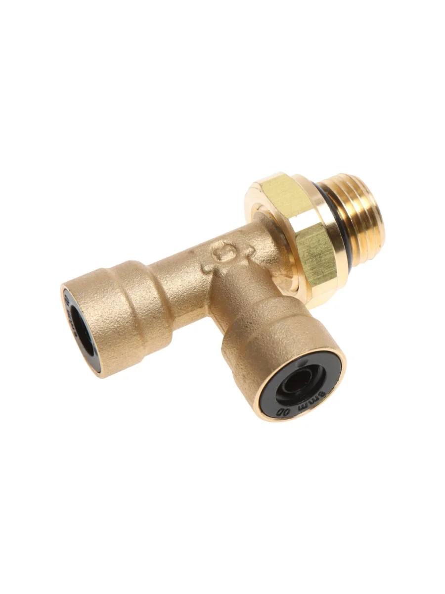 Соединитель трубки ПВХ,полиамид d=8мм-8мм (наружная резьба) М16х1.5 тройник латунь КАМОЦЦИ  в Керчи Республика Крым