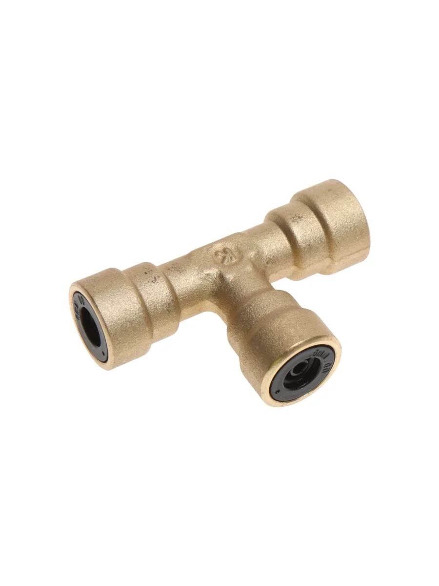 Соединитель трубки ПВХ,полиамид d=6мм тройник латунь КАМОЦЦИ  в Керчи Республика Крым