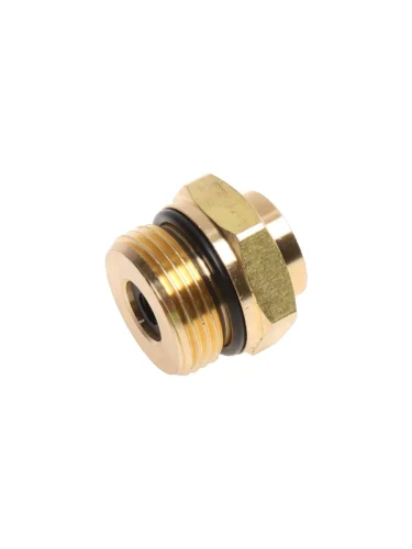 Соединитель трубки ПВХ,полиамид d=8мм (наружная резьба) М22х1.5 прямой латунь КАМОЦЦИ