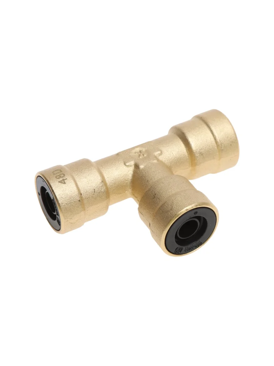 Соединитель трубки ПВХ,полиамид d=10мм тройник латунь КАМОЦЦИ  в Керчи Республика Крым