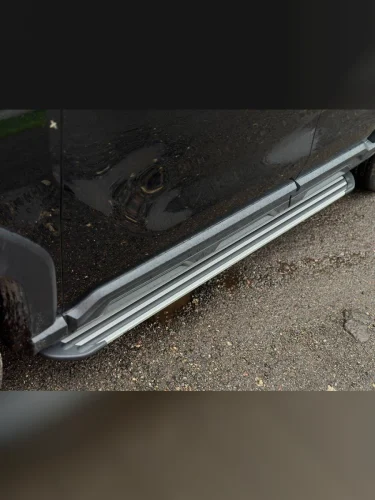 Пороги алюминиевые u0022Slim Line Silveru0022 1720 мм Haval H3 1.5 2WD 2024