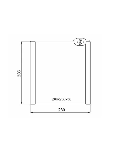 Испаритель кондиционера Toyota Camry EuropeRussia (XV70) 17-22  Harrier 20-