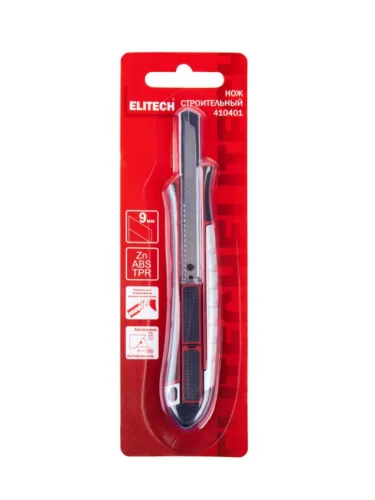 Нож 9мм с сегментированным лезвием ELITECH