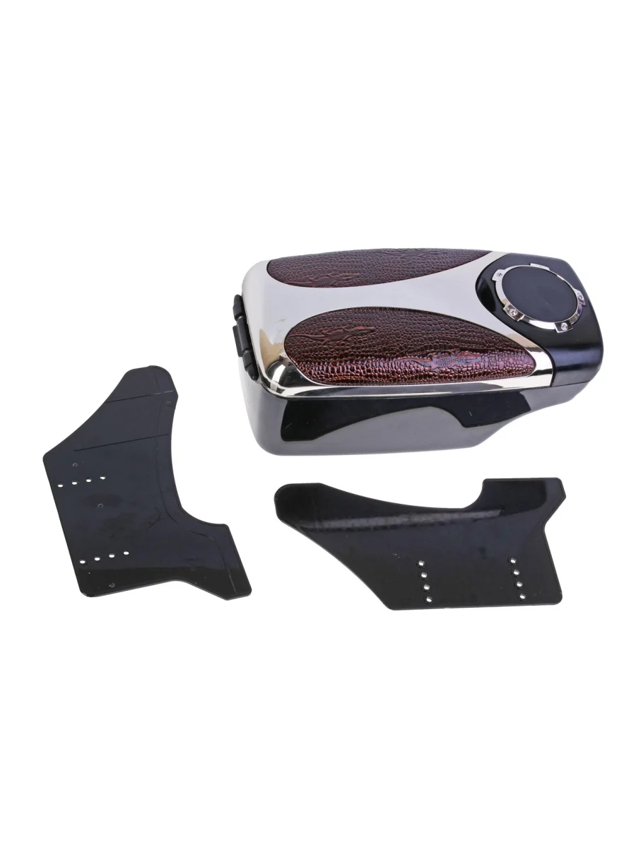 Подлокотник универсальный декоративный на магнитах коричневый Крокодил AZARD  с доставкой в г. Керчь