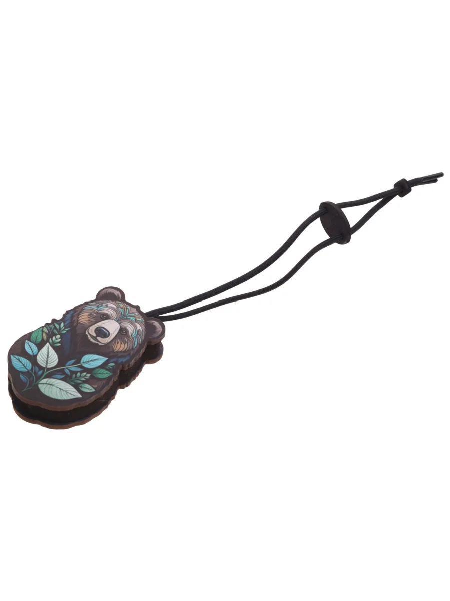 Подвеска ароматная Медведь сказочный в крафтовой упаковке цветная AROMA BAR  с доставкой в г. Керчь