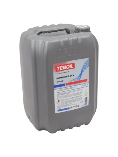 Масло дизельное SUPER HPD ECV CK-4CI-4E7E9VDS-4.5VDS-4 10W40 псинт.20л18.8кг TEBOIL