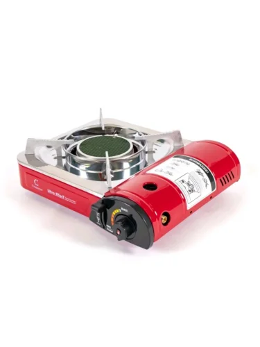 Плита газовая портативная в кейсе (с переходником) керам.горелка защ. от ветра UltraEffect СЛЕДОПЫТ