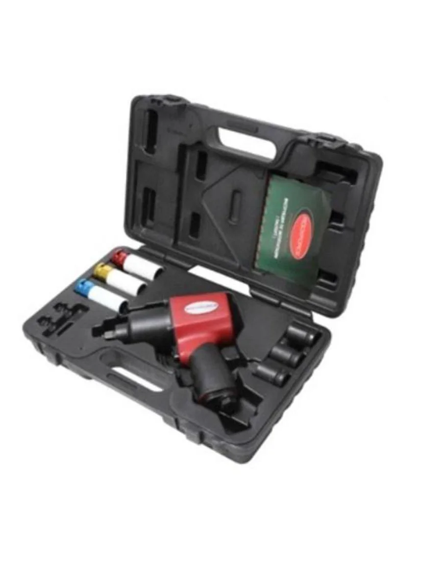 Гайковерт пневматический 12 1220Нм 185лмин. (головки 17-21мм) 7 предметов ROCKFORCE  с доставкой в г. Керчь