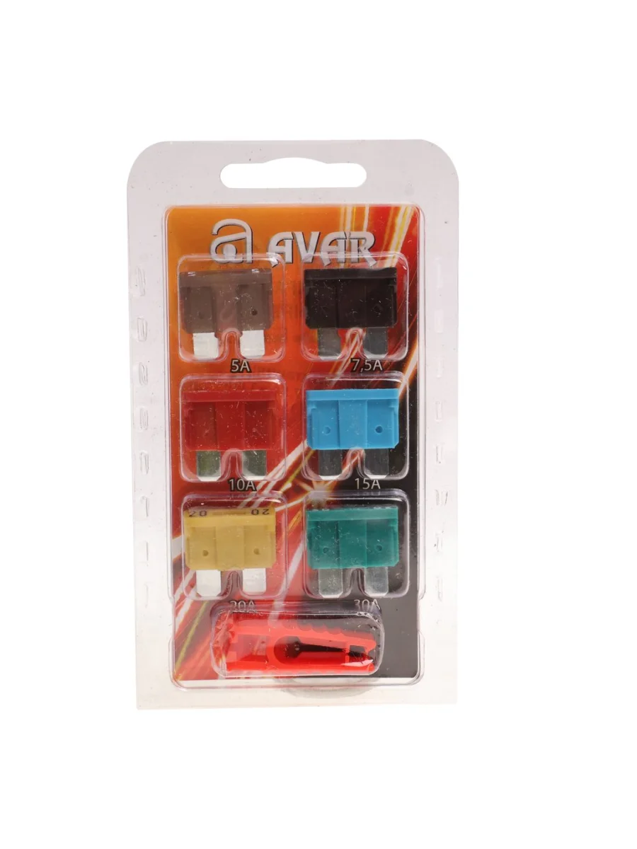 Предохранитель 5-30А флажковый комплект 6шт. с пинцетом НОРМА АВАР  с доставкой в г. Керчь