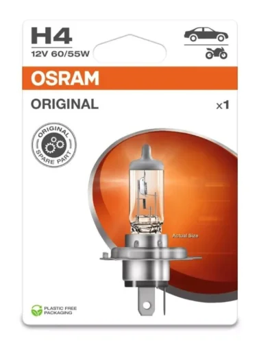 Лампа 12V H4 6055W P43t-38 блистер (1шт.) OSRAM