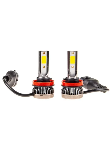 Лампа светодиодная 1224V H11 18W с радиатором (2шт.) LED 2 COB MisMINI