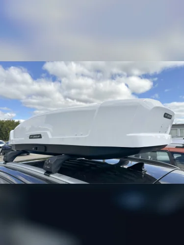 Бокс-багажник Space White Luxe (440л) 190x78x40 