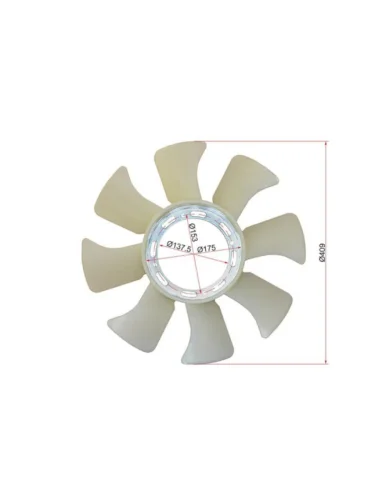 STMD317680Крыльчатка вентилятора  MITSUBISHI CANTER 88-95 4D32