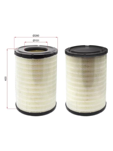 Фильтр воздушный комплект ISUZU FORWARD 6HK1-T 07-