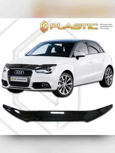 Дефлектор капота Classic черный Audi A1  2010–н.в.