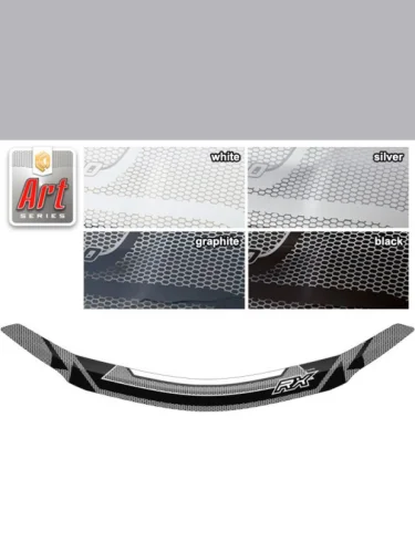 Дефлектор капота Серия Art графит Lexus RX IV поколение, IV поколение рест., джип/suv 5 дв. 2015 – 2023