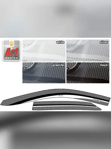 Ветровики дверей Серия Art графит Toyota Camry Американская версия 2014–2018 