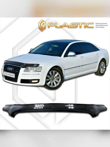 Дефлектор капота Classic черный Audi A8 L  2005–2010