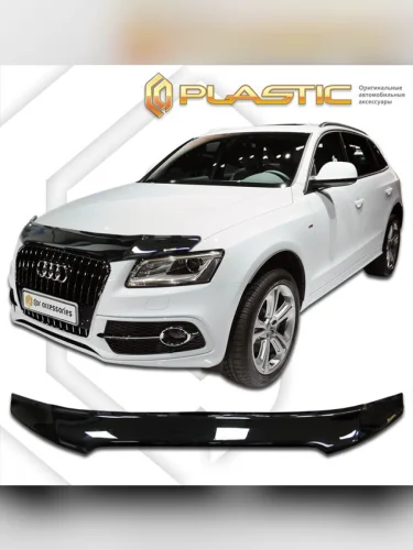 Дефлектор капота Classic черный Audi Q5  2012–2016