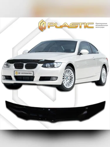 Дефлектор капота Classic черный BMW 3 Series  2005-2011