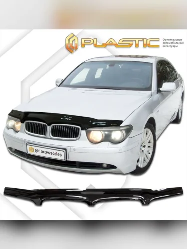 Дефлектор капота Classic черный BMW 7 Series  2001–2005