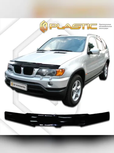 Дефлектор капота Classic черный BMW X5  1999-2004