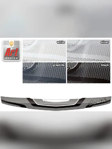 Дефлектор капота Серия Art графит Mitsubishi Pajero Sport 2008–2015