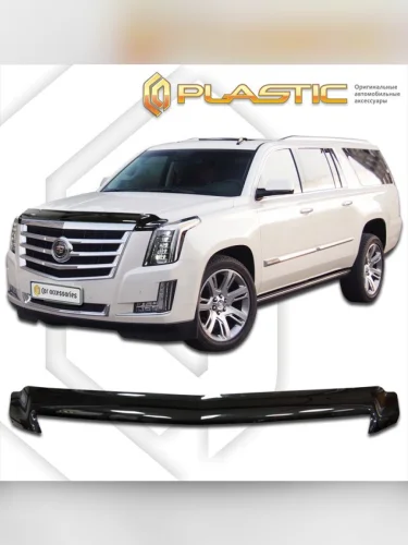 Дефлектор капота Classic черный Cadillac Escalade  2014–2021