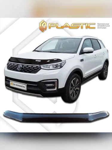 Дефлектор капота Classic черный Changan CS55  2017-н.в.