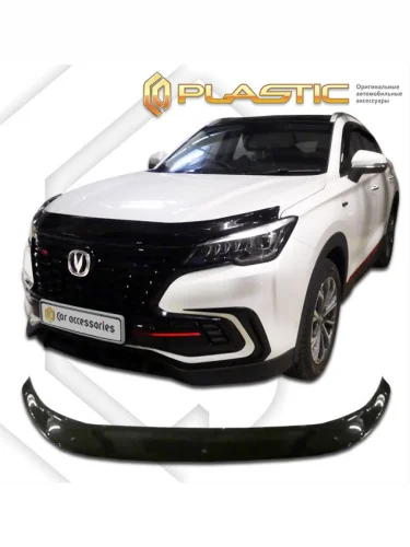Дефлектор капота Classic черный Changan CS85 I поколение 2022 - н.в.
