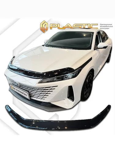 Дефлектор капота Classic черный Changan Lamore I поколение, седан, рынок РФ 2023 - н.в.