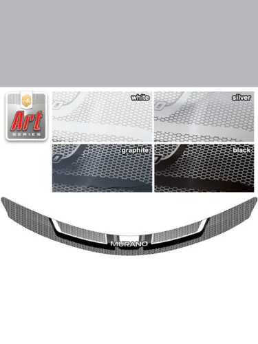 Дефлектор капота Серия Art графит Nissan Murano  2004-2009