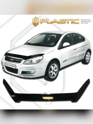 Дефлектор капота Classic черный Chery M11  2009–н.в.