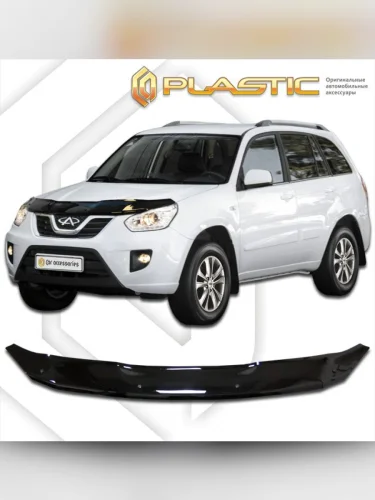 Дефлектор капота Classic черный Chery Tiggo  2011–2013. 