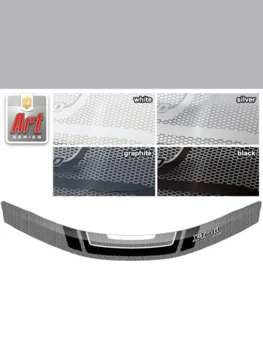 Дефлектор капота Серия Art графит Nissan X-Trail III поколение, джип/suv 5 дв. 2014-2022