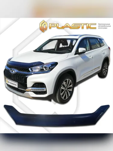 Дефлектор капота Classic черный Chery Tiggo 8  2019-н.в.
