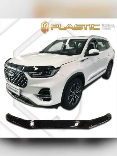 Дефлектор капота Classic черный Chery Tiggo 8 Pro  2021–н.в. 