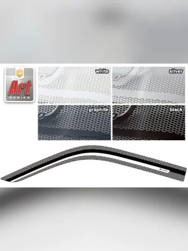 Ветровики дверей Серия Art графит Volkswagen Multivan  2003-2009