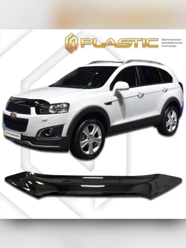 Дефлектор капота Classic черный Chevrolet Captiva  2012–н.в.