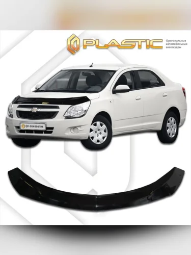 Дефлектор капота Classic черный Chevrolet Cobalt  2013–н.в.