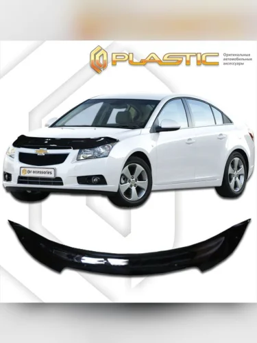 Дефлектор капота Classic черный Chevrolet Cruze хэтчбэк 2011–н.в.