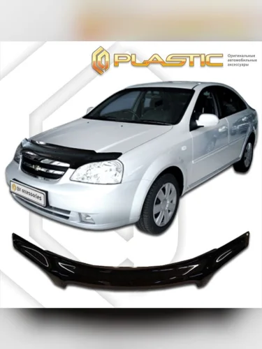 Дефлектор капота Classic черный Chevrolet Lacetti седан 2004–н.в.