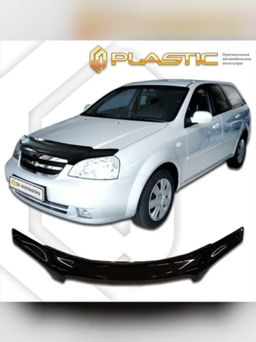 Дефлектор капота Classic черный Chevrolet Lacetti универсал 2004–н.в.